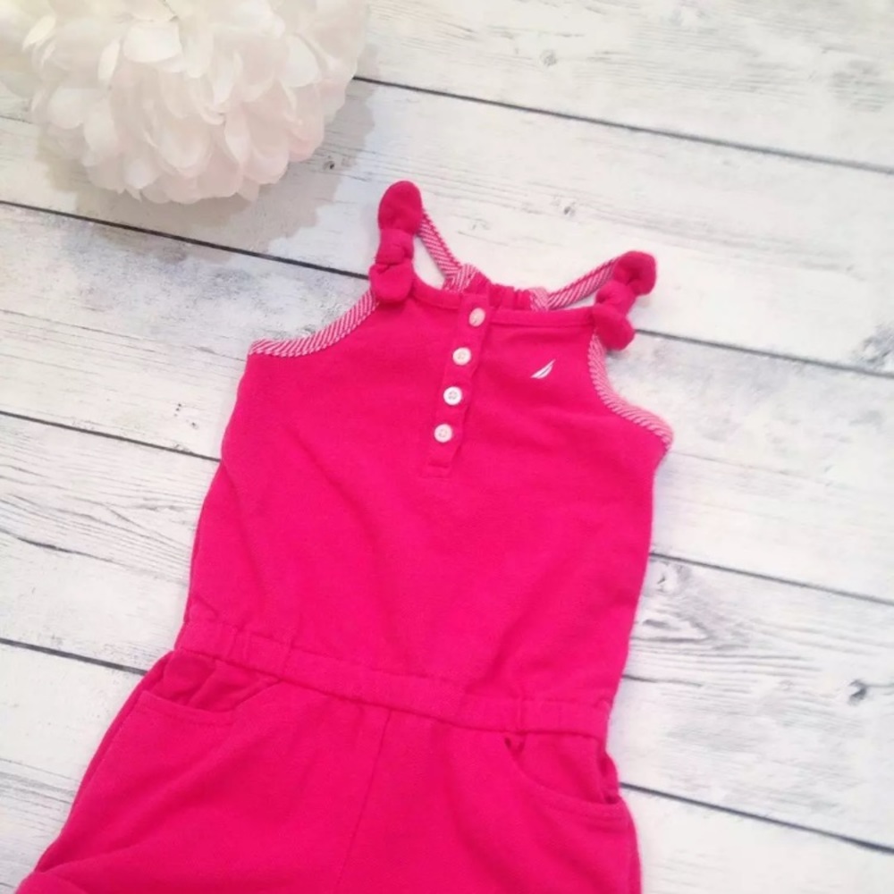 Pink Nautica Summer One Piece Romper - Size 18M